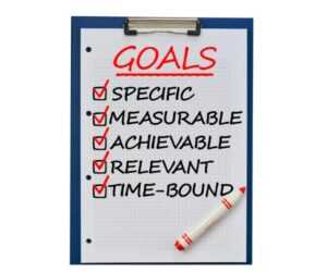 Set SMART writing goals 