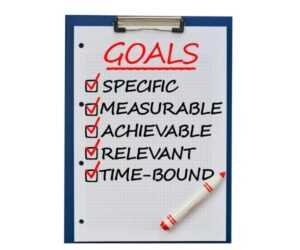 Set SMART writing goals 